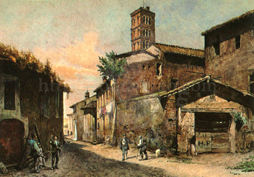 Via della Greca Presso La Bocca della Verita'
真実の口の近くのグレカ通り