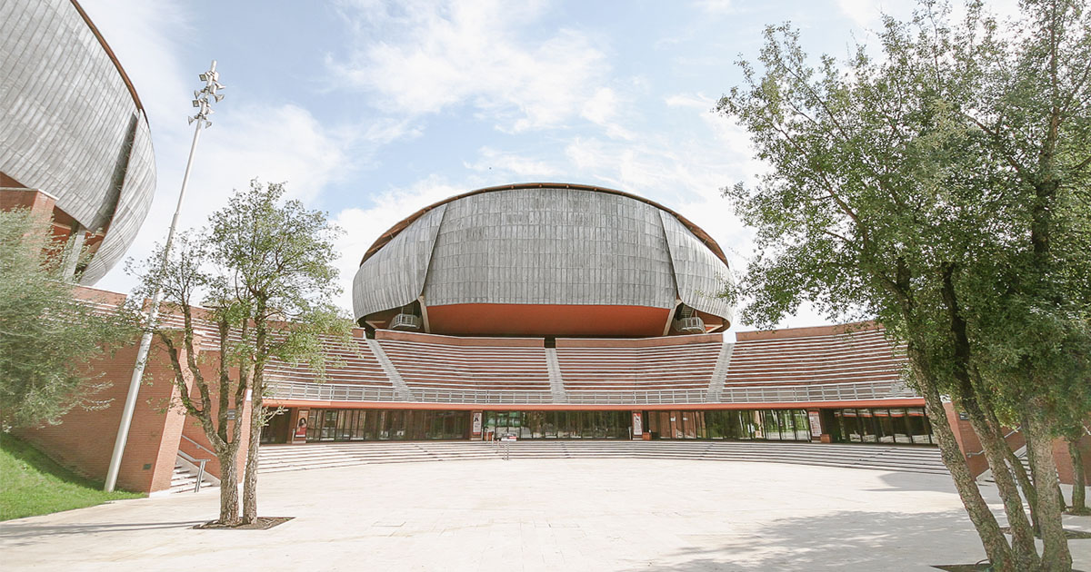 レンツォ・ピアノの音楽ホール　Auditorium Parco della Musica